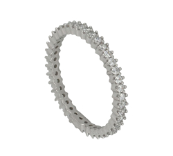 Anello Veretta Donna Oro Bianco 803321709610