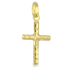 Ciondolo Croce Oro Giallo 18kt GL102575