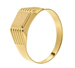 18kt Yellow Gold Men's Ring GL102577
