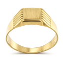 18kt Yellow Gold Men's Ring GL102577