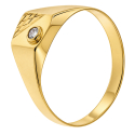 Herrenring aus 18-karätigem Gelbgold GL102578