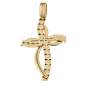 Ciondolo Croce Oro Giallo 18kt GL102580