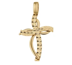 Ciondolo Croce Oro Giallo 18kt GL102580