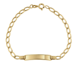 Herrenarmband aus 18-karätigem Gelbgold GL102581
