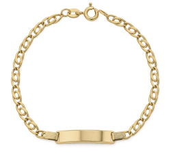 Herrenarmband aus 18-karätigem Gelbgold GL102582