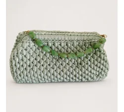 Borsa Uncinetto Fettuccia Fatta a Mano ADE3