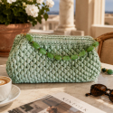 Borsa Uncinetto Fettuccia Fatta a Mano ADE3