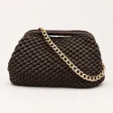 Handmade Crochet Ribbon Bag ADE4