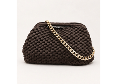 Borsa Uncinetto Fettuccia Fatta a Mano ADE4