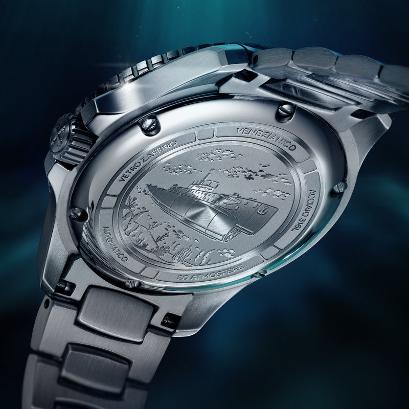Orologio Uomo Venezianico Nereide Tungsteno 39 - 3121540C Orologio Uomo Venezianico Nereide Tungsteno 39 - 3121540C