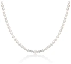 Miluna Women's Pearl Nugget Necklace PCL6932B