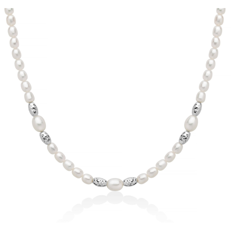 Miluna Damen-Perlenkette mit Nugget-Anhänger PCL6934B Miluna Damen-Perlenkette mit Nugget-Anhänger PCL6934B