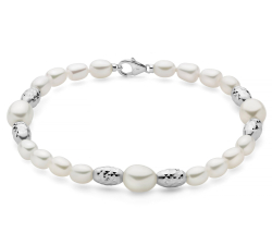 Miluna Damenarmband mit Perlennuggets PBR3834B