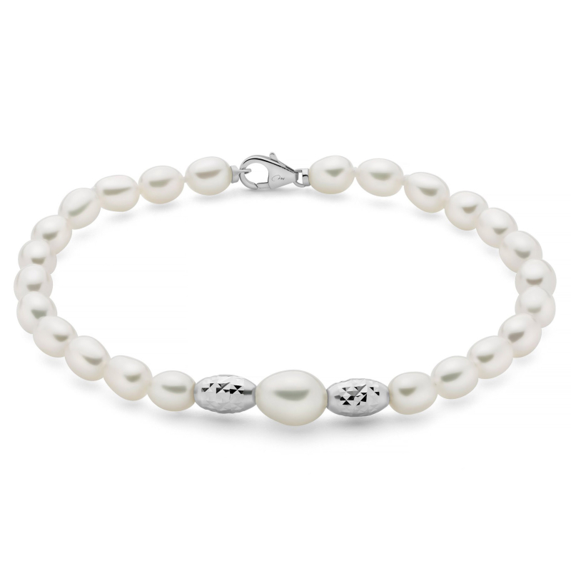 Bracciale Donna Miluna Pepite di Perle PBR3832B Bracciale Donna Miluna Pepite di Perle PBR3832B