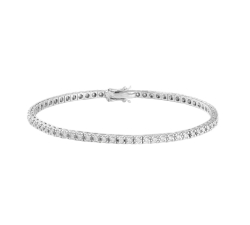 Damen-Tennisarmband aus Weißgold mit Diamanten BZ4HP