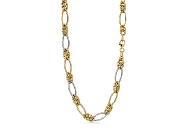Collana Donna Oro Bianco Giallo 18 kt GL102599