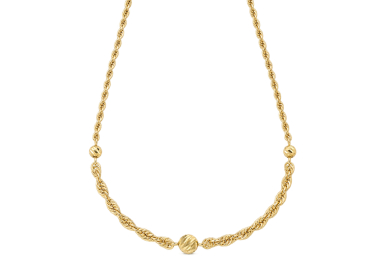 Damenhalskette aus 18-kar&auml;tigem Gelbgold GL102602