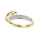 Women's Ring in 18kt Yellow and White Gold GL102604