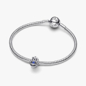Pandora Openwork Hand of Fatima Blue Stone Charm 794062C01