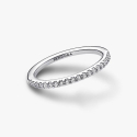 Pandora Pavé Ring mit dünnem Band 192999C01