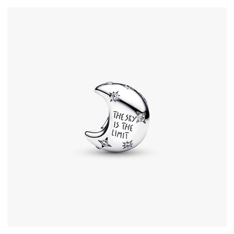 Pandora Halbmond-Charm „Der Himmel ist die Grenze“ 794254C01 Pandora Halbmond-Charm „Der Himmel ist die Grenze“ 794254C01