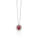 Collana Donna Miluna Oro Bianco Rubino Diamanti CLD5504X