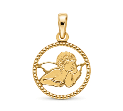 Pendant Angel yellow gold 245591