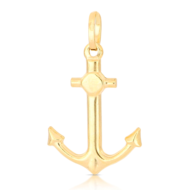 Ciondolo Ancora Oro Giallo 18 kt GL101609 Ciondolo Ancora Oro Giallo 18 kt GL101609