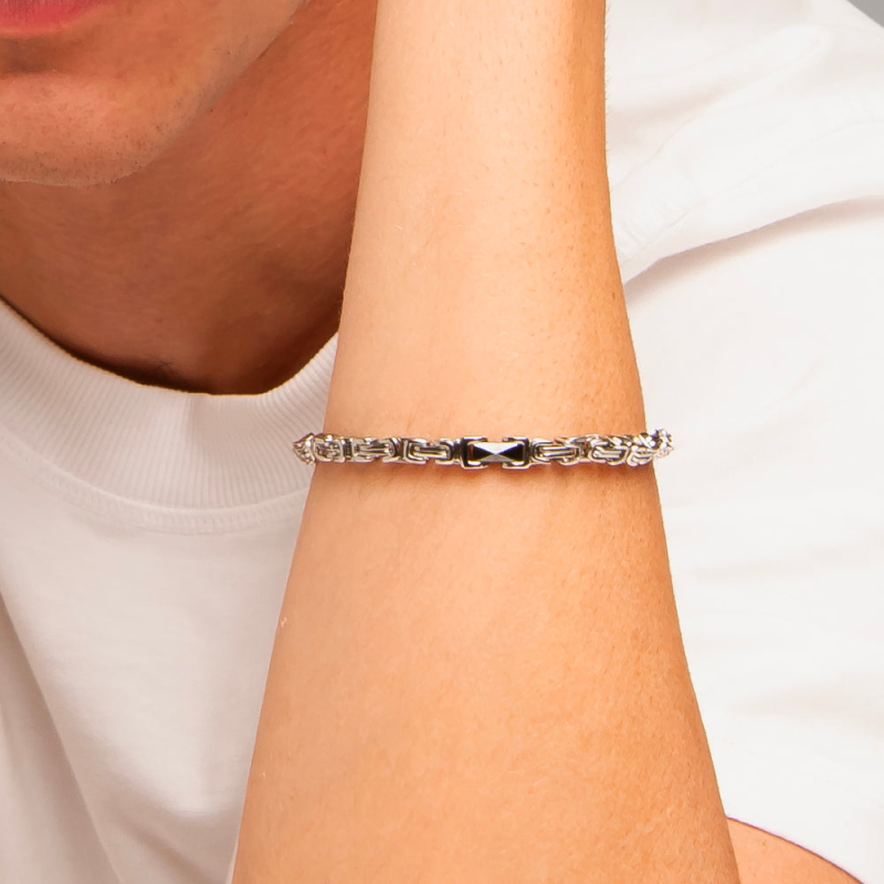 Luca Barra Men's Bracelet BA1981