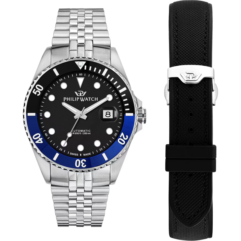 Philip Watch Caribe Taucheruhr für Herren R8223597037 Philip Watch Caribe Taucheruhr für Herren R8223597037