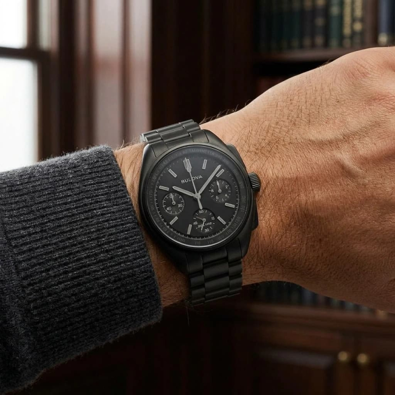 Orologio Uomo Bulova Lunar Pilot Black Hole Limited Edition 98A335 Orologio Uomo Bulova Lunar Pilot Black Hole Limited Edition 98A335