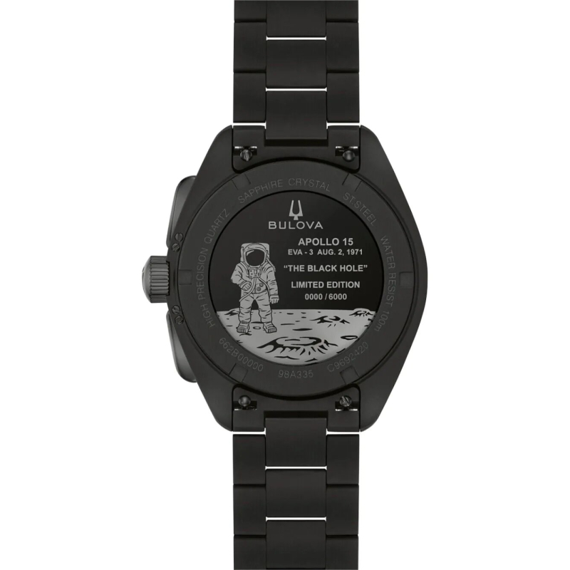 Bulova Lunar Pilot Black Hole Limited Edition Herrenuhr 98A335 Bulova Lunar Pilot Black Hole Limited Edition Herrenuhr 98A335
