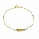 Bracciale per bambini in oro giallo 803321730051