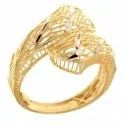 Anello Donna Oro Giallo e Bianco 803321731974