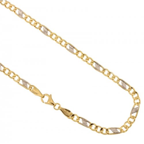 Yellow and White Gold Men's Necklace 803321700278