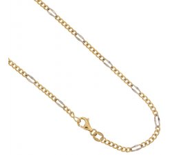 Yellow and White Gold Men's Necklace 803321712434