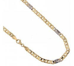 Herren-Halskette aus Gelb- und Weißgold 803321712335