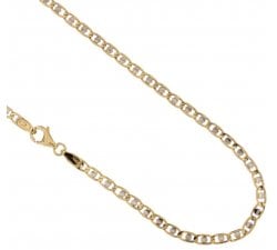 Herren-Halskette aus Gelb- und Weißgold 803321731245