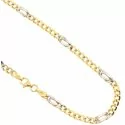 Yellow and White Gold Men's Necklace 803321717669