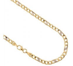 Yellow and White Gold Men's Necklace 803321717635