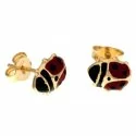 Orecchini Coccinella Donna in Oro Giallo 803321703253