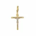 Cross in Yellow and White Gold 803321703339