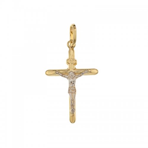 Cross in Yellow and White Gold 803321703339