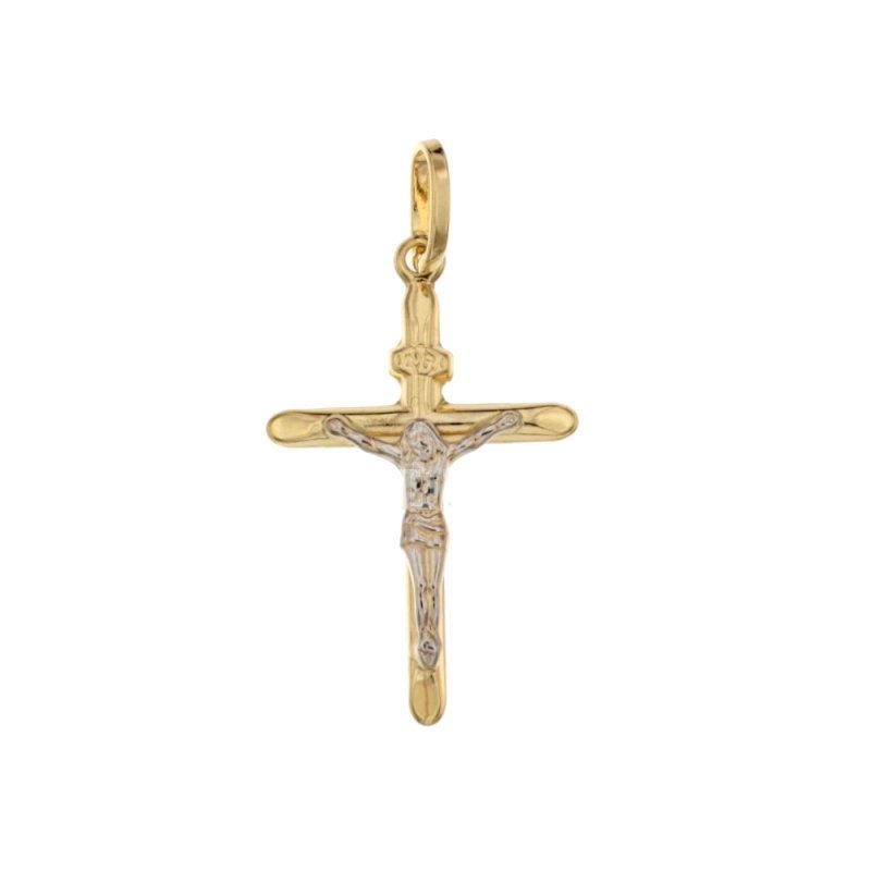 Cross in Yellow and White Gold 803321703339