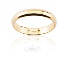 DIANA Wedding Ring 4 grams Yellow Gold Classic Wide Band
