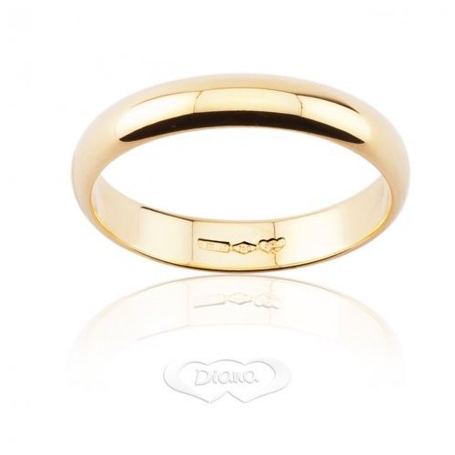 DIANA Wedding Ring 4 grams Yellow Gold Classic Wide Band