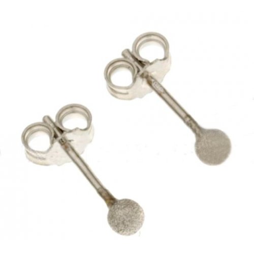 Woman Sphere Earrings in White Gold 803321715585