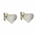 Orecchini Cuore Donna in Oro Bianco 803321733450