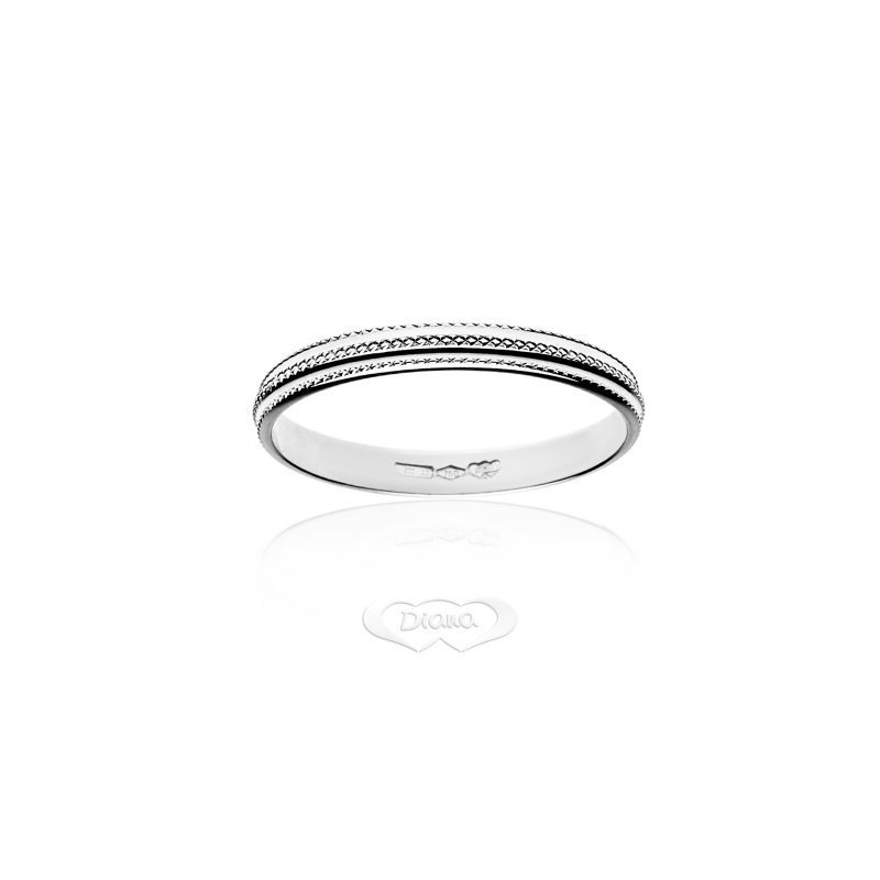 Ring Diana aus 18 Karat Weißgold FD14N3OB