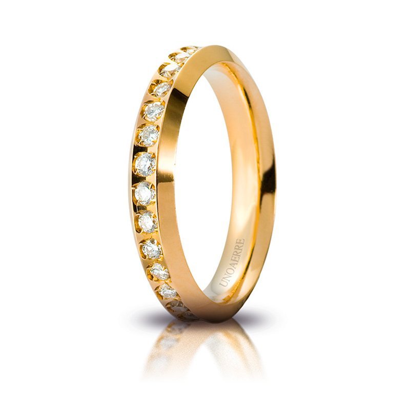 Unoaerre Venus Yellow Gold Wedding Ring Anniversaries